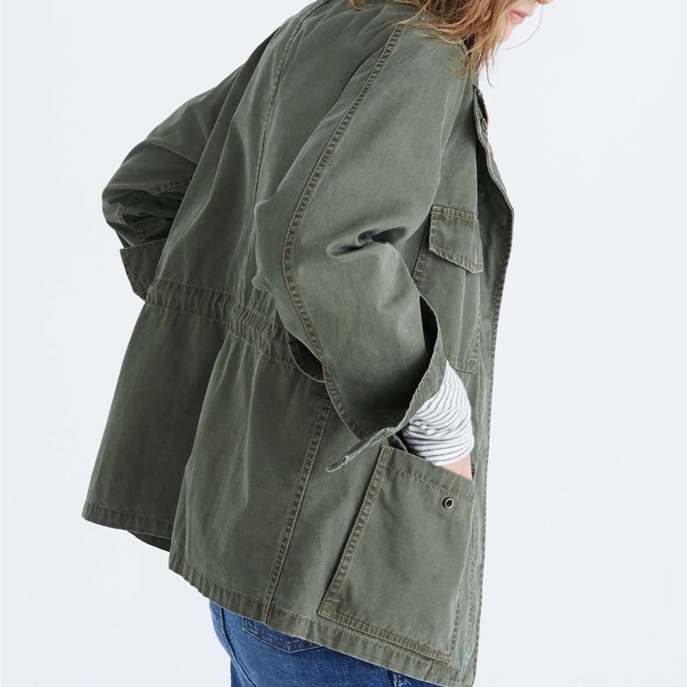 Madewell Surplus Jacket
Field Utility Military Cotton Jacket, Cinch Waist. Small - Picture 2 of 15